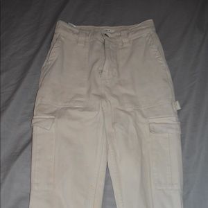 White Cargo Pants